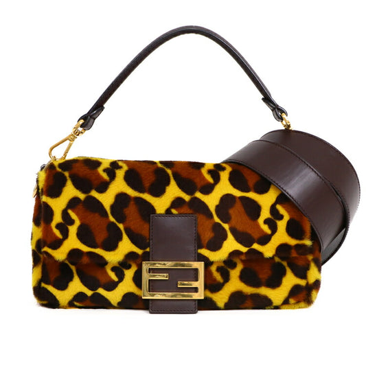 Fendi Mamma Bucket Shoulder Bag Leather