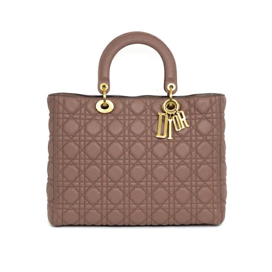 Dior Lady Dior Cannage Large Tote Bag