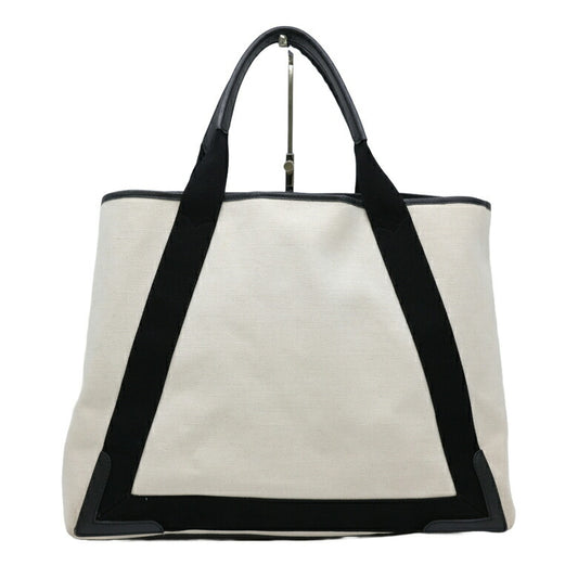 Balenciaga Canvas Navy Cabas Tote Bag