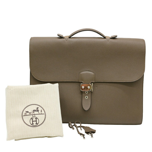 Hermes Togo Leather Sac a Depeche Briefcase