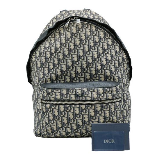 Dior Jacquard Canvas Leather Rider Backpack