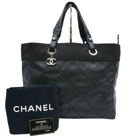 Chanel Paris Biarritz MM Medium Tote Black