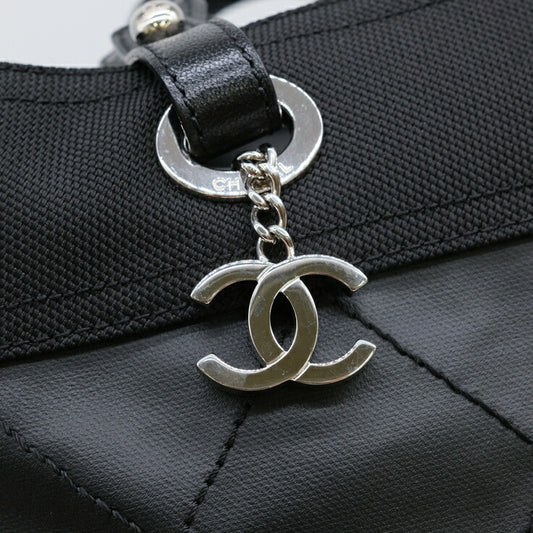Chanel Paris Biarritz MM Medium Tote Black