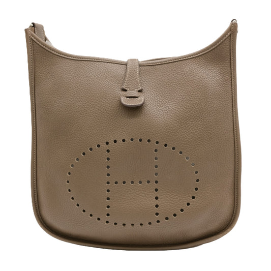 Hermes Evelyne 3 PM Shoulder Bag Brown