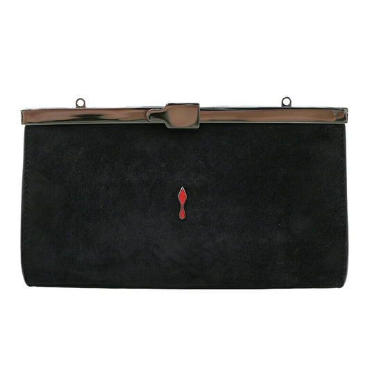 Christian Louboutin Suede Party Bag 2WAY Clutch