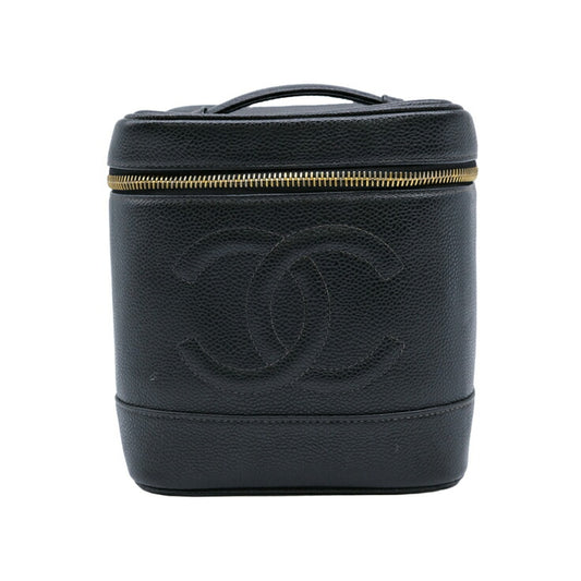 Chanel Caviar Skin Vanity Bag Cosmetic Pouch