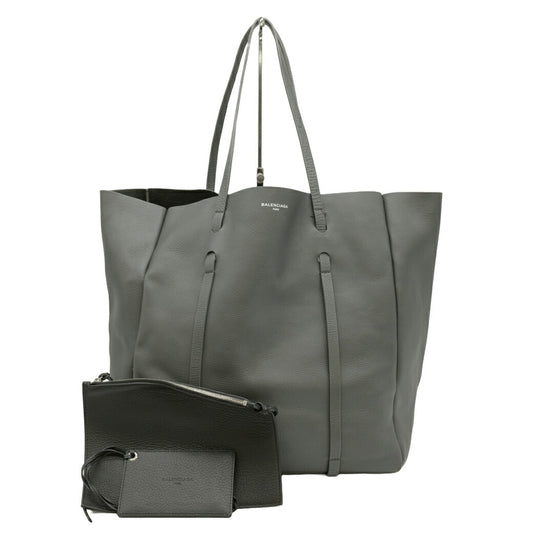 Balenciaga Everyday Tote M Gray Leather