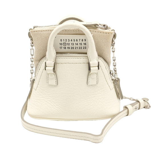 MAISON MARGIELA 5AC Baby Bag Goat Leather White