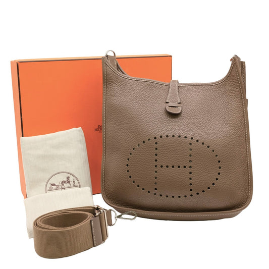 Hermes Evelyne 3 PM Leather Shoulder Bag
