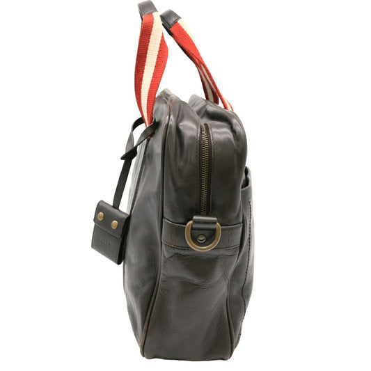 Bally Leather Business Briefcase Brown