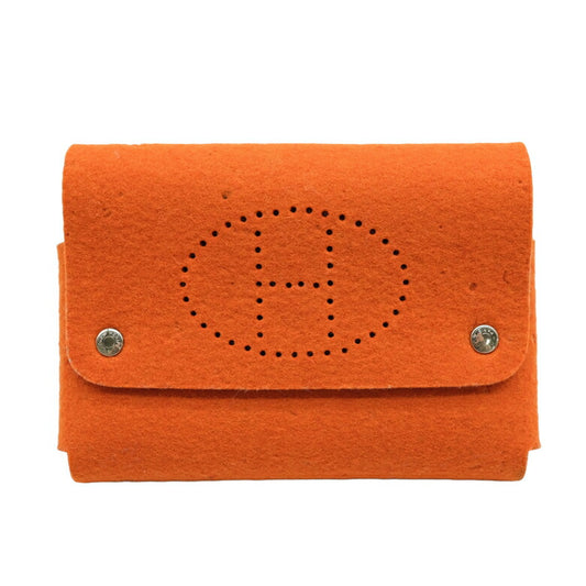 Hermes Felt Etui Cart GM Card Case Pouch