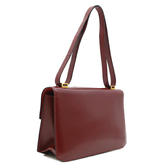 Hermes Box Calf Shoulder Bag Cadena Lock