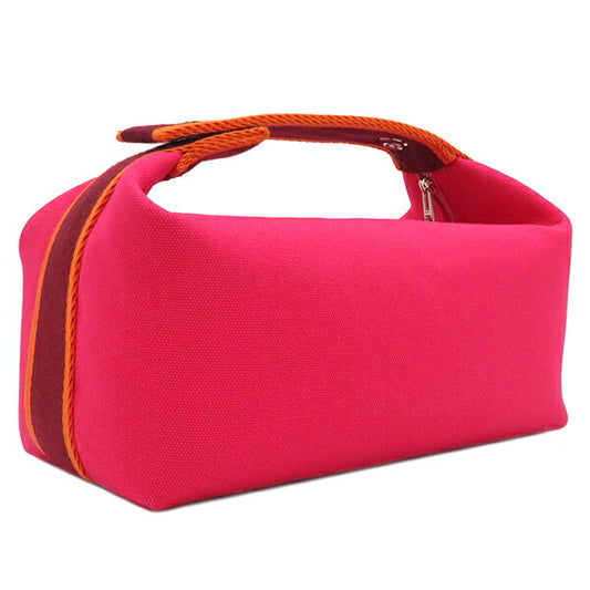 Hermes Toile Ash Pouch Black PM