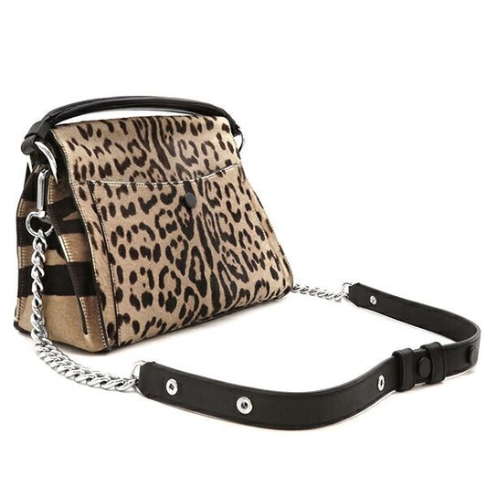 Tod's Leather Shoulder Bag Double T Chain