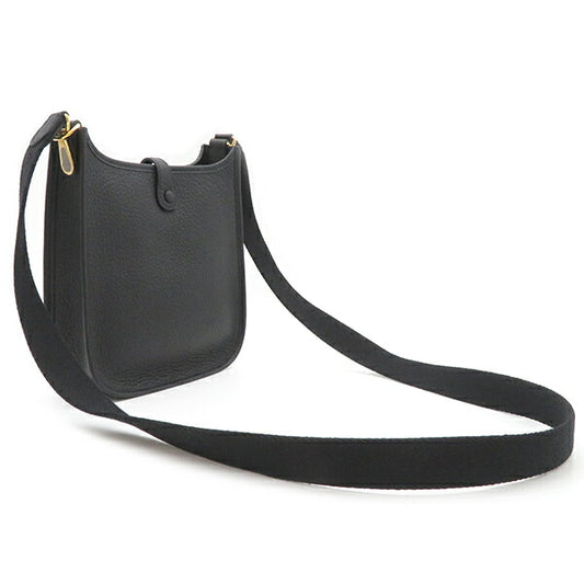 Hermes Evelyne TPM Clemence Black Shoulder Bag