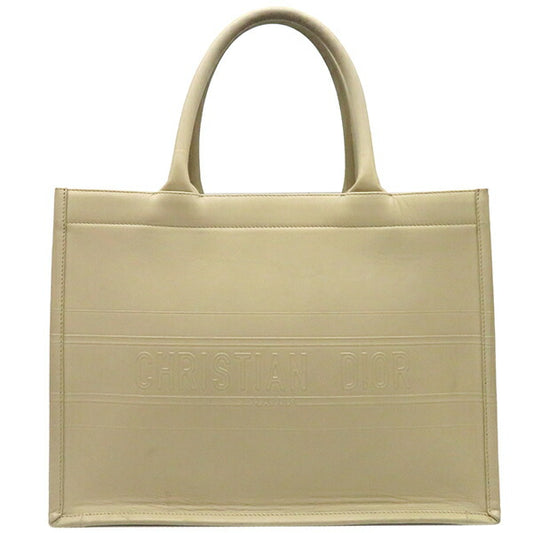 Dior Leather Book Tote Bag Medium