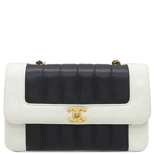 Chanel Mademoiselle Bicolor Lambskin Shoulder Bag
