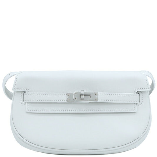 Hermes Swift Shoulder Bag Kelly Move White