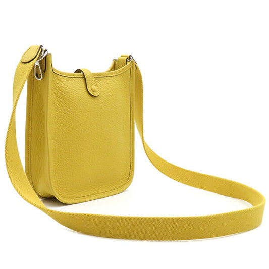Hermes Evelyne TPM Clemence Shoulder Bag Yellow