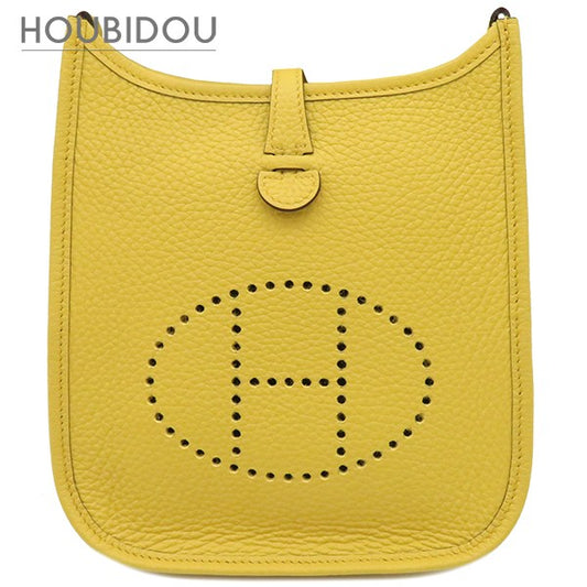Hermes Evelyne TPM Clemence Shoulder Bag Yellow