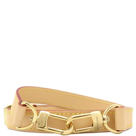 Louis Vuitton Leather Shoulder Strap Beige