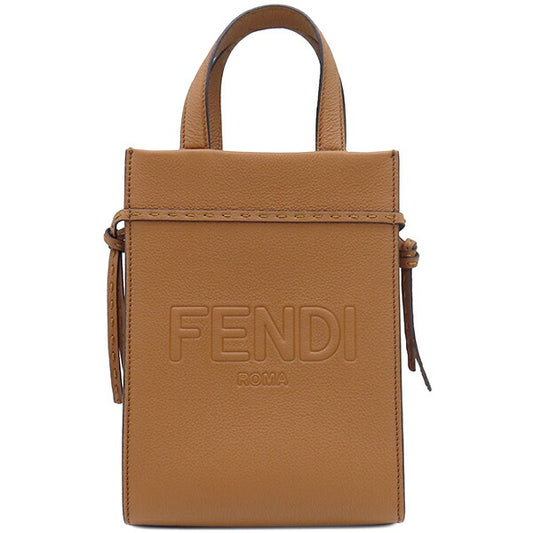 Fendi Leather Tote Bag Go-To Shopper S 7VA584
