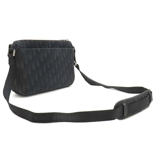 Dior Oblique Jacquard Messenger Bag Black
