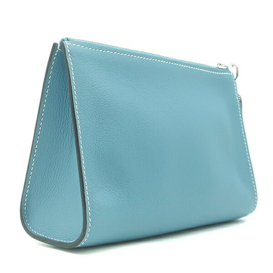 Hermes Evercolor Pouch Zip Ango PM Blue