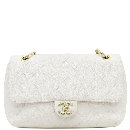 Chanel Caviar Skin 2WAY Bag Chain Shoulder