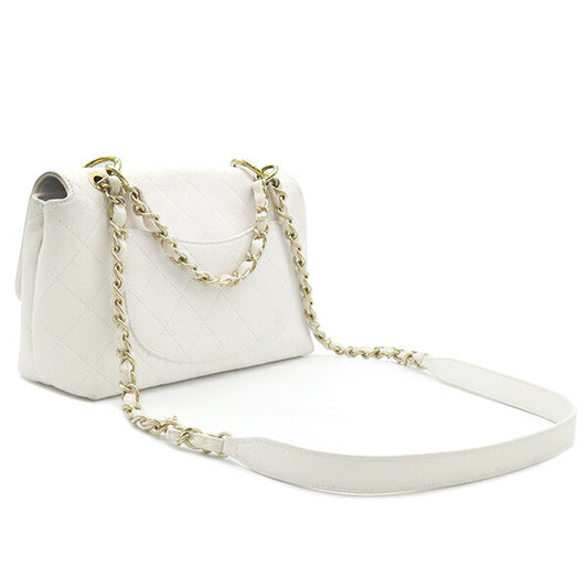 Chanel Caviar Skin 2WAY Bag Chain Shoulder