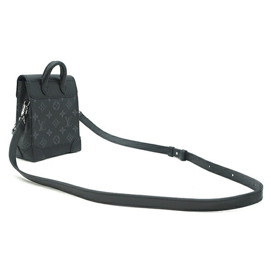 Louis Vuitton Monogram Eclipse Nano Steamer Shoulder Bag M82774