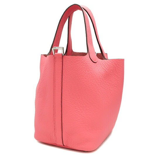 Hermes Picotin Lock PM Handbag Rose Azalee