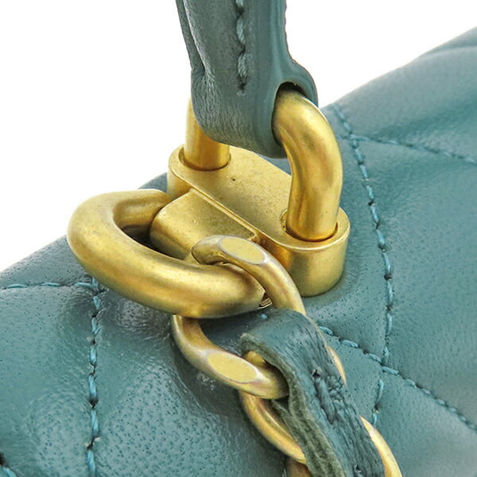 Chanel Lambskin 2WAY Bag Top Handle Mini Shoulder AP2200