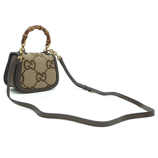 Gucci Bamboo 1947 Mini 2WAY Bag Leather