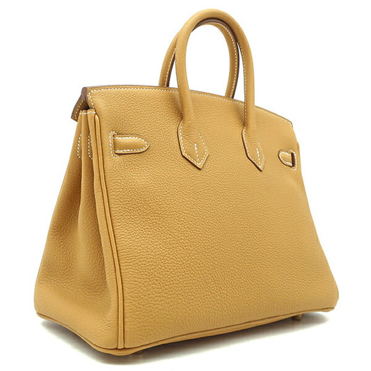 Hermes Birkin 25 Togo Handbag Beige