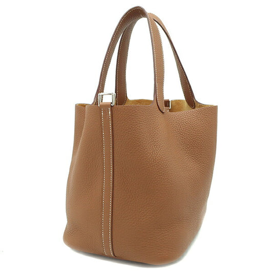 Hermes Picotin Lock MM Handbag Gold Silver Hardware