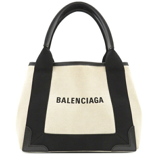 Balenciaga 2WAY Cotton Canvas Leather Bag
