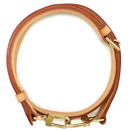 Louis Vuitton Leather Shoulder Strap Brown