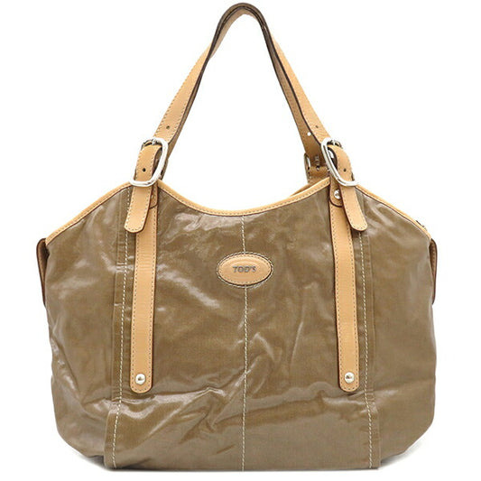 Tod's Coated Canvas Leather 2WAY Bag