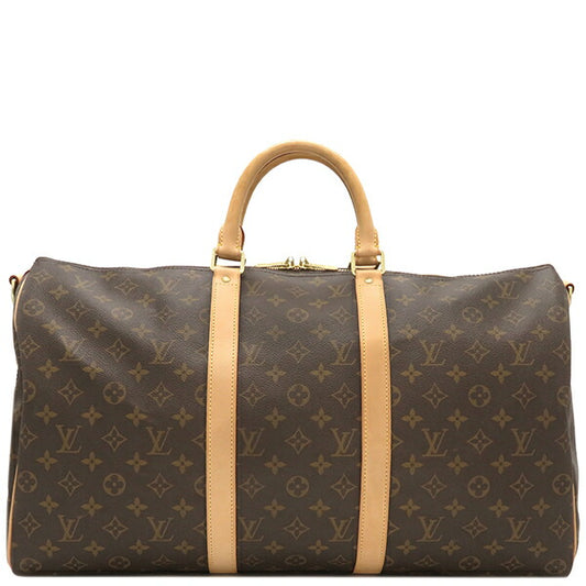 Louis Vuitton Monogram Canvas Boston Bag Keepall Bandouliere 50 M41416