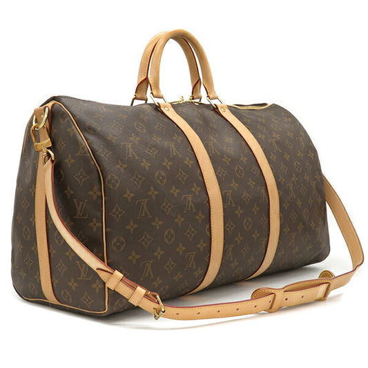 Louis Vuitton Monogram Canvas Boston Bag Keepall Bandouliere 50 M41416