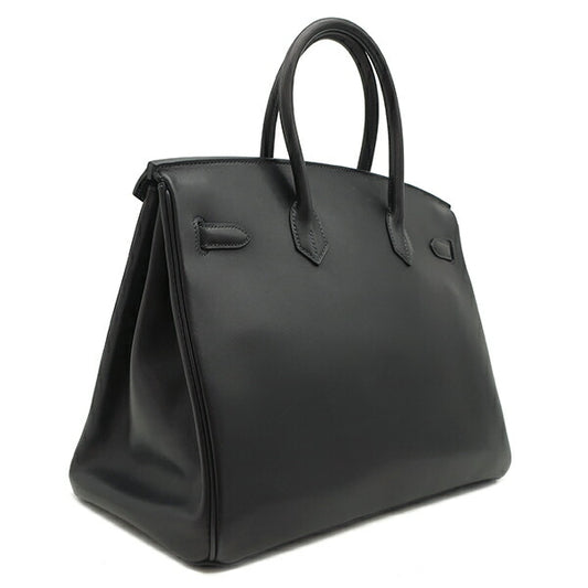 Hermes Birkin 35 Handbag Blue Ocean