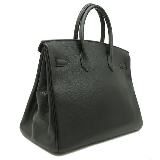 Hermes Birkin 35 Ardennes Handbag Black