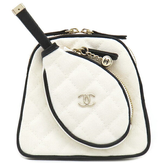 Chanel Canvas Leather Shoulder Bag AP3150