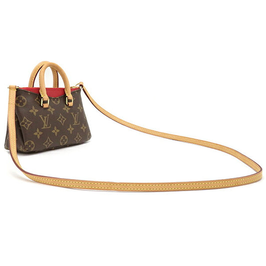 Louis Vuitton Nano Palas Monogram Canvas Shoulder Bag M61254