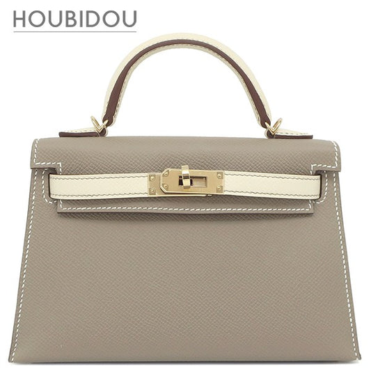 Hermes Mini Kelly 2-Way Bag, Epsom Leather, Bicolor