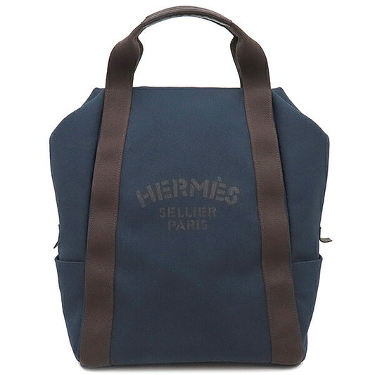 Hermes Backpack Sac de Pansage Groom Cotton Polyurethane Polyamide