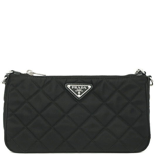 Prada Nylon Leather 2WAY Bag 1BH026