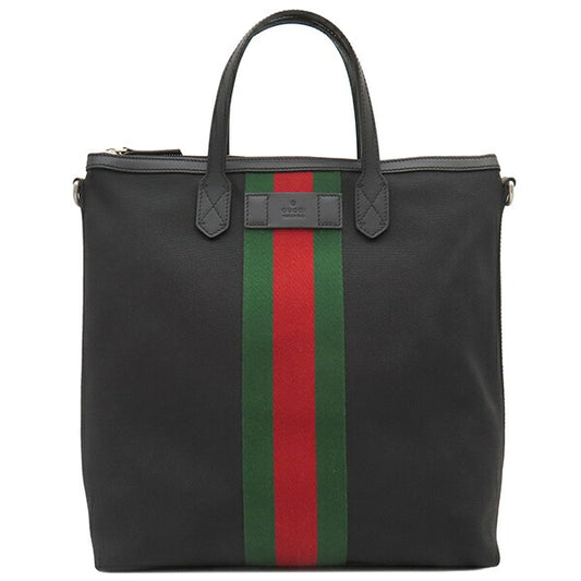 Gucci 2WAY Canvas Leather Tote Bag 619751