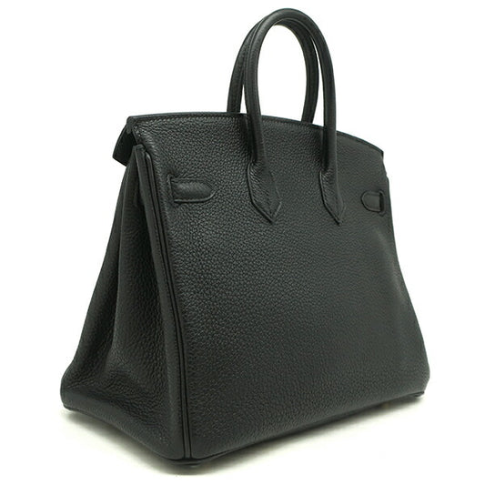 Hermes Birkin 25 Togo Handbag Black